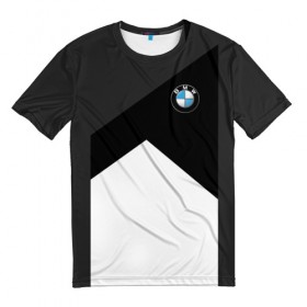 Мужская футболка 3D с принтом BMW 2018 SportWear #3 в Курске, 100% полиэфир | прямой крой, круглый вырез горловины, длина до линии бедер | Тематика изображения на принте: bmw | автомобильные | бмв | машины