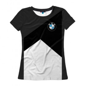Женская футболка 3D с принтом BMW 2018 SportWear #3 в Курске, 100% полиэфир ( синтетическое хлопкоподобное полотно) | прямой крой, круглый вырез горловины, длина до линии бедер | bmw | автомобильные | бмв | машины