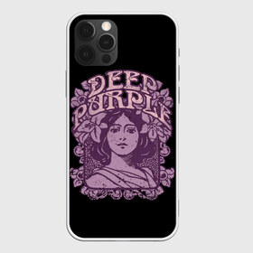 Чехол для iPhone 12 Pro Max с принтом Deep Purple в Курске, Силикон |  | Тематика изображения на принте: album | british | deep purple | england | heavy metal | rock group | альбом | англия | британская | рок группа | хеви металл