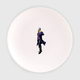 Тарелка 3D с принтом Роберт Э. О. Спидвагон в Курске, фарфор | диаметр - 210 мм
диаметр для нанесения принта - 120 мм | anime | jojo | jojos bizarre adventure | аниме