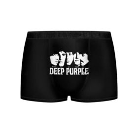 Мужские трусы 3D с принтом Deep Purple в Курске, 50% хлопок, 50% полиэстер | классическая посадка, на поясе мягкая тканевая резинка | album | british | deep purple | england | heavy metal | rock group | альбом | англия | британская | рок группа | хеви металл