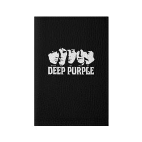 Обложка для паспорта матовая кожа с принтом Deep Purple в Курске, натуральная матовая кожа | размер 19,3 х 13,7 см; прозрачные пластиковые крепления | Тематика изображения на принте: album | british | deep purple | england | heavy metal | rock group | альбом | англия | британская | рок группа | хеви металл