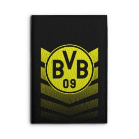 Обложка для автодокументов с принтом FC Borussia 2018 Original #15 в Курске, натуральная кожа |  размер 19,9*13 см; внутри 4 больших “конверта” для документов и один маленький отдел — туда идеально встанут права | боруссия | дортмунд