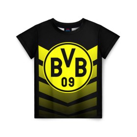Детская футболка 3D с принтом FC Borussia 2018 Original #15 в Курске, 100% гипоаллергенный полиэфир | прямой крой, круглый вырез горловины, длина до линии бедер, чуть спущенное плечо, ткань немного тянется | боруссия | дортмунд