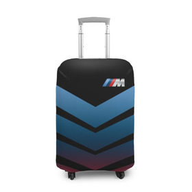 Чехол для чемодана 3D с принтом BMW 2018 Brands colors arrow в Курске, 86% полиэфир, 14% спандекс | двустороннее нанесение принта, прорези для ручек и колес | bmw | автомобильные | бмв
