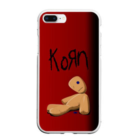 Чехол для iPhone 7Plus/8 Plus матовый с принтом Korn в Курске, Силикон | Область печати: задняя сторона чехла, без боковых панелей | korn | koяn | альтернативный | арвизу | гранж | грув | группа | дэвис | корн | коян | лузье | манки | метал | музыка | нюметал | панк | песни | рок | уэлч | филди | филипп | хэд | шаффер