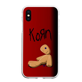 Чехол для iPhone XS Max матовый с принтом Korn в Курске, Силикон | Область печати: задняя сторона чехла, без боковых панелей | korn | koяn | альтернативный | арвизу | гранж | грув | группа | дэвис | корн | коян | лузье | манки | метал | музыка | нюметал | панк | песни | рок | уэлч | филди | филипп | хэд | шаффер