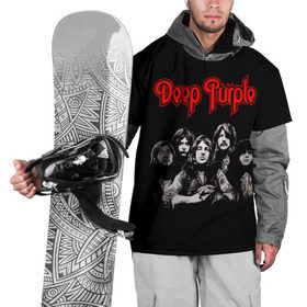 Накидка на куртку 3D с принтом Deep Purple в Курске, 100% полиэстер |  | Тематика изображения на принте: album | british | deep purple | england | heavy metal | rock group | альбом | англия | британская | рок группа | хеви металл