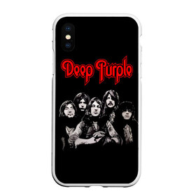 Чехол для iPhone XS Max матовый с принтом Deep Purple в Курске, Силикон | Область печати: задняя сторона чехла, без боковых панелей | album | british | deep purple | england | heavy metal | rock group | альбом | англия | британская | рок группа | хеви металл