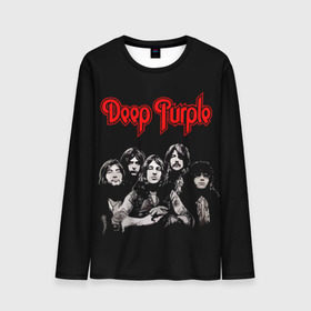 Мужской лонгслив 3D с принтом Deep Purple в Курске, 100% полиэстер | длинные рукава, круглый вырез горловины, полуприлегающий силуэт | album | british | deep purple | england | heavy metal | rock group | альбом | англия | британская | рок группа | хеви металл