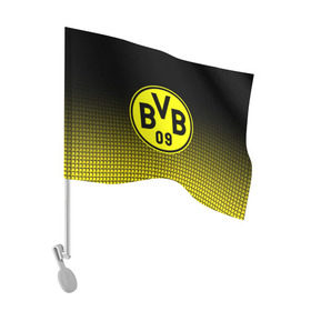 Флаг для автомобиля с принтом FC Borussia 2018 Original #1 в Курске, 100% полиэстер | Размер: 30*21 см | боруссия | дортмунд