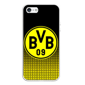 Чехол для iPhone 5/5S матовый с принтом FC Borussia 2018 Original #1 в Курске, Силикон | Область печати: задняя сторона чехла, без боковых панелей | боруссия | дортмунд