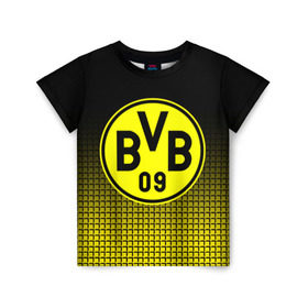 Детская футболка 3D с принтом FC Borussia 2018 Original #1 в Курске, 100% гипоаллергенный полиэфир | прямой крой, круглый вырез горловины, длина до линии бедер, чуть спущенное плечо, ткань немного тянется | боруссия | дортмунд