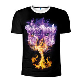Мужская футболка 3D спортивная с принтом Deep Purple в Курске, 100% полиэстер с улучшенными характеристиками | приталенный силуэт, круглая горловина, широкие плечи, сужается к линии бедра | album | british | deep purple | england | heavy metal | rock group | альбом | англия | британская | рок группа | хеви металл