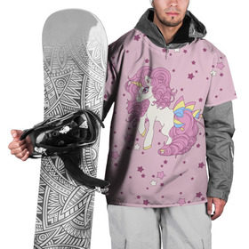 Накидка на куртку 3D с принтом Единорог, в Курске, 100% полиэстер |  | Тематика изображения на принте: anime | bow | hair | horn | horse | pink | pony | star | unicorn | анимэ | бант | единорог | звезды | конь | кудри | лошадка | пони | рог | розовые