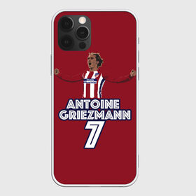 Чехол для iPhone 12 Pro Max с принтом Атлетико Мадрид Гризманн 2018 в Курске, Силикон |  | atletico | griezman | griezmann | grizman | kit | madrid | world cup | антуан | атлетико | гризман | гризманн | мадрид | матрасники | франция | футбол | чемпионат мира