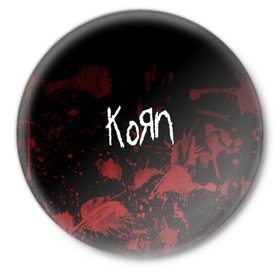 Значок с принтом Korn в Курске,  металл | круглая форма, металлическая застежка в виде булавки | korn | koяn | альтернативный | арвизу | гранж | грув | группа | дэвис | корн | коян | лузье | манки | метал | музыка | нюметал | панк | песни | рок | уэлч | филди | филипп | хэд | шаффер
