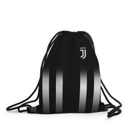 Рюкзак-мешок 3D с принтом Juventus 2018 Line в Курске, 100% полиэстер | плотность ткани — 200 г/м2, размер — 35 х 45 см; лямки — толстые шнурки, застежка на шнуровке, без карманов и подкладки | fc | juventus | спорт | фк | футбол | ювентус