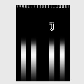 Скетчбук с принтом Juventus 2018 Line в Курске, 100% бумага
 | 48 листов, плотность листов — 100 г/м2, плотность картонной обложки — 250 г/м2. Листы скреплены сверху удобной пружинной спиралью | Тематика изображения на принте: fc | juventus | спорт | фк | футбол | ювентус