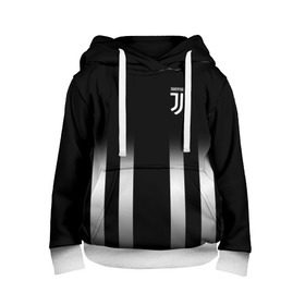 Детская толстовка 3D с принтом Juventus 2018 Line в Курске, 100% полиэстер | двухслойный капюшон со шнурком для регулировки, мягкие манжеты на рукавах и по низу толстовки, спереди карман-кенгуру с мягким внутренним слоем | Тематика изображения на принте: fc | juventus | спорт | фк | футбол | ювентус