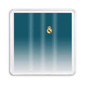 Магнит 55*55 с принтом Real Madrid 2018 Gradient в Курске, Пластик | Размер: 65*65 мм; Размер печати: 55*55 мм | 