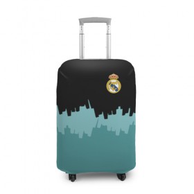 Чехол для чемодана 3D с принтом Real Madrid 2018 Paints в Курске, 86% полиэфир, 14% спандекс | двустороннее нанесение принта, прорези для ручек и колес | fc | real madrid | реал мадрид | спорт | спортивные | фк | футбол