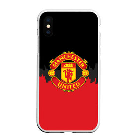 Чехол для iPhone XS Max матовый с принтом Manchester United 2018 Paints в Курске, Силикон | Область печати: задняя сторона чехла, без боковых панелей | fc | manchester united | манчестер юнайтед | спорт | спортивные | фк | футбол