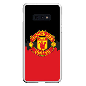 Чехол для Samsung S10E с принтом Manchester United 2018 Paints в Курске, Силикон | Область печати: задняя сторона чехла, без боковых панелей | fc | manchester united | манчестер юнайтед | спорт | спортивные | фк | футбол