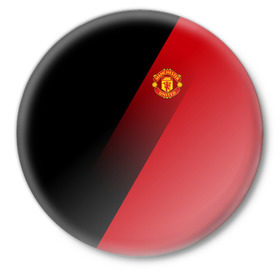Значок с принтом Manchester United Элита в Курске,  металл | круглая форма, металлическая застежка в виде булавки | fc | manchester united | манчестер юнайтед | спортивные | футбол