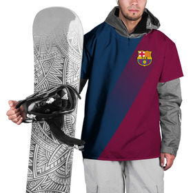 Накидка на куртку 3D с принтом FC Barcelona 2018 Элита в Курске, 100% полиэстер |  | fc barcelona | fcb | барселона | спорт | спортивные | фк | футбол