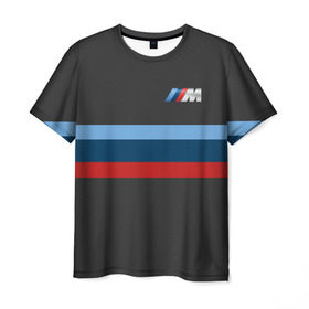 Мужская футболка 3D с принтом BMW 2018 M Sport в Курске, 100% полиэфир | прямой крой, круглый вырез горловины, длина до линии бедер | bmw | автомобиль | автомобильные | бмв | машины