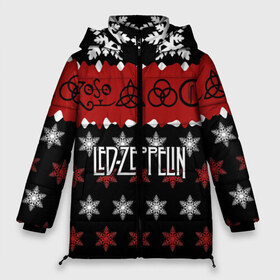 Женская зимняя куртка 3D с принтом Праздничный Led Zeppelin в Курске, верх — 100% полиэстер; подкладка — 100% полиэстер; утеплитель — 100% полиэстер | длина ниже бедра, силуэт Оверсайз. Есть воротник-стойка, отстегивающийся капюшон и ветрозащитная планка. 

Боковые карманы с листочкой на кнопках и внутренний карман на молнии | led zeppelin | блюз | группа | джимми пейдж | джон генри бонэм | джон пол джонс | знак | красный | лед зепелен | лед зеппелин | метал | надпись | новогодний | новый год | праздник | роберт плант | рождество
