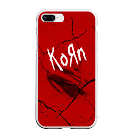 Чехол для iPhone 7Plus/8 Plus матовый с принтом Korn в Курске, Силикон | Область печати: задняя сторона чехла, без боковых панелей | korn | koяn | альтернативный | арвизу | гранж | грув | группа | дэвис | корн | коян | лузье | манки | метал | музыка | нюметал | панк | песни | рок | уэлч | филди | филипп | хэд | шаффер