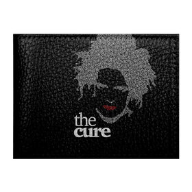 Обложка для студенческого билета с принтом The Cure в Курске, натуральная кожа | Размер: 11*8 см; Печать на всей внешней стороне | Тематика изображения на принте: robert smith | rock band | the cure | uk | британия | роберт смит | рок группа