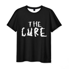 Мужская футболка 3D с принтом The Cure в Курске, 100% полиэфир | прямой крой, круглый вырез горловины, длина до линии бедер | Тематика изображения на принте: robert smith | rock band | the cure | uk | британия | роберт смит | рок группа