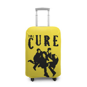 Чехол для чемодана 3D с принтом The Cure в Курске, 86% полиэфир, 14% спандекс | двустороннее нанесение принта, прорези для ручек и колес | robert smith | rock band | the cure | uk | британия | роберт смит | рок группа