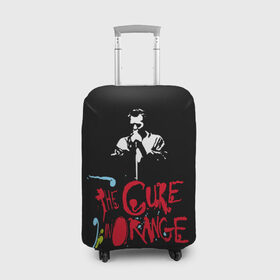 Чехол для чемодана 3D с принтом The Cure в Курске, 86% полиэфир, 14% спандекс | двустороннее нанесение принта, прорези для ручек и колес | robert smith | rock band | the cure | uk | британия | роберт смит | рок группа