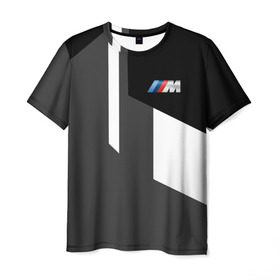 Мужская футболка 3D с принтом BMW Sport Design в Курске, 100% полиэфир | прямой крой, круглый вырез горловины, длина до линии бедер | Тематика изображения на принте: bmw | автомобильные | бмв | машины