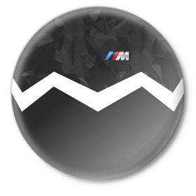 Значок с принтом BMW Militayry Sport II в Курске,  металл | круглая форма, металлическая застежка в виде булавки | Тематика изображения на принте: 