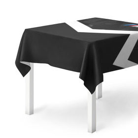 Скатерть 3D с принтом BMW Militayry Sport II в Курске, 100% полиэстер (ткань не мнется и не растягивается) | Размер: 150*150 см | Тематика изображения на принте: 