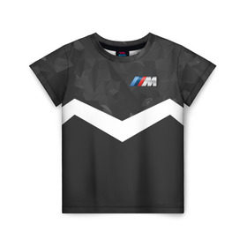 Детская футболка 3D с принтом BMW Militayry Sport II в Курске, 100% гипоаллергенный полиэфир | прямой крой, круглый вырез горловины, длина до линии бедер, чуть спущенное плечо, ткань немного тянется | Тематика изображения на принте: 