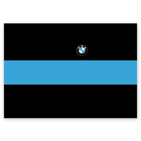 Поздравительная открытка с принтом BMW 2018 Blue Line в Курске, 100% бумага | плотность бумаги 280 г/м2, матовая, на обратной стороне линовка и место для марки
 | bmw | автомобильные | бмв | машины