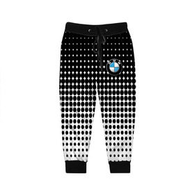Детские брюки 3D с принтом BMW 2018 Black and White IV в Курске, 100% полиэстер | манжеты по низу, эластичный пояс регулируется шнурком, по бокам два кармана без застежек, внутренняя часть кармана из мелкой сетки | bmw | автомобильные | бмв | машины
