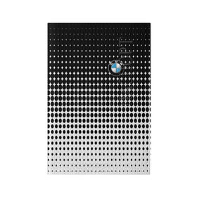 Обложка для паспорта матовая кожа с принтом BMW 2018 Black and White IV в Курске, натуральная матовая кожа | размер 19,3 х 13,7 см; прозрачные пластиковые крепления | bmw | автомобильные | бмв | машины