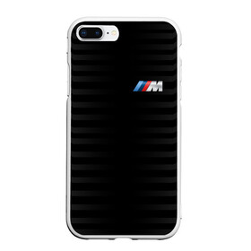 Чехол для iPhone 7Plus/8 Plus матовый с принтом BMW M BLACK & GREY в Курске, Силикон | Область печати: задняя сторона чехла, без боковых панелей | bmw | автомобильные | бмв | машины