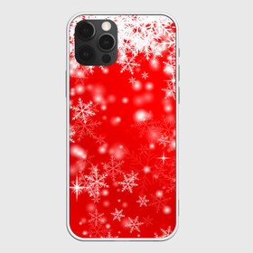 Чехол для iPhone 12 Pro Max с принтом Новогоднее чудо 1 в Курске, Силикон |  | Тематика изображения на принте: новый год | снег | снежинки