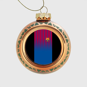 Стеклянный ёлочный шар с принтом FC Barcelona 2018 в Курске, Стекло | Диаметр: 80 мм | fc | fc barcelona | fcb | барселона | спорт | спортивные | футбол | футбольный клуб