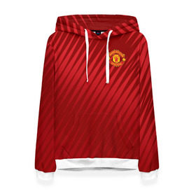 Женская толстовка 3D с принтом Manchester United Sportwear в Курске, 100% полиэстер  | двухслойный капюшон со шнурком для регулировки, мягкие манжеты на рукавах и по низу толстовки, спереди карман-кенгуру с мягким внутренним слоем. | Тематика изображения на принте: emirates | fc | manchester united | геометрия | манчестер юнайтед | спорт | футбол | футбольный клуб | эмблема