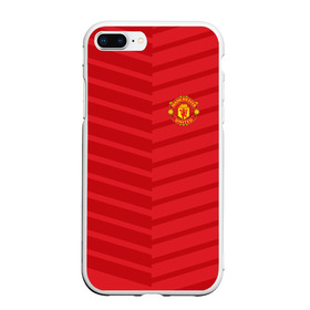 Чехол для iPhone 7Plus/8 Plus матовый с принтом Manchester United 2018 Reverse в Курске, Силикон | Область печати: задняя сторона чехла, без боковых панелей | emirates | fc | manchester united | геометрия | манчестер юнайтед | спорт | футбол | футбольный клуб | эмблема