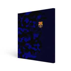 Холст квадратный с принтом FC Barca 2018 Military Sport в Курске, 100% ПВХ |  | fc | fc barcelona | fcb |   | барселона | спорт | спортивные | фк | футбол